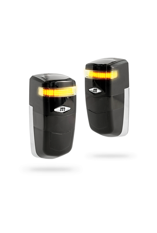 Set fotocelule IR emitator/receptor, 40m, 180 grade, LED, IP54 - MOTORLINE MF40LED