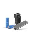 Set fotocelule IR emitator/receptor, 20m, 180 grade, baterie reincarcabila, panou solar, IP54 - MOTORLINE MF40BAT-REC