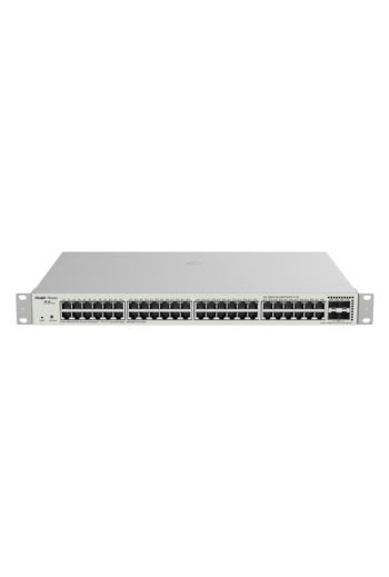Switch L2, 48 x RJ45 1G PoE+, 4 x SFP 1G, PoE 370W, Cloud Management - Ruijie Reyee RG-NBS3100-48GT4SFP-P-V2