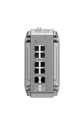 Switch industrial L2, 8 x RJ45 1G PoE+, 4 x SFP 1G, PoE 240W, Cloud Management - Ruijie Reyee RG-NIS3100-8GT4SFP-HP