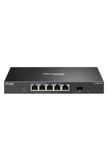Switch L2, 5 x RJ45 2.5G (4 x PoE++), 1 x SFP+ 10G, Putere PoE 120W, Cloud Management - TP-Link Omada ES206XPP-M2