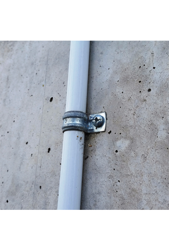 Clema metalica pentru cablu/tub 6mm, pregaurita (100 buc.) - CELO 96F