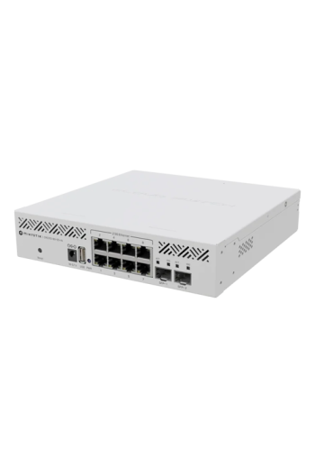 Switch L2, 8 x RJ45 2.5G, 2 x SFP+ 10G, RouterOS v7, USB - MikroTik CRS310-8G+2S+IN
