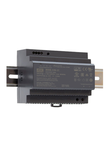 Sursa de alimentare in comutatie, 12V/11.3A, 135.6W, sina DIN - MEAN WELL HDR-150-12