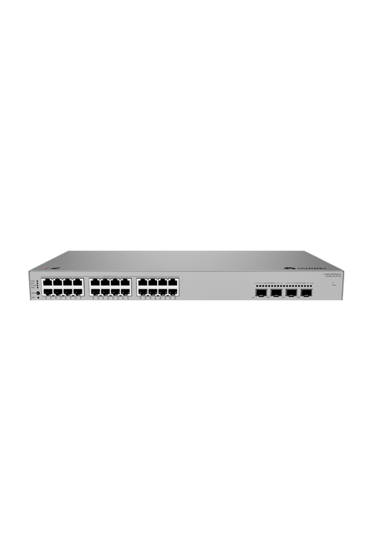 Switch L2, 24 x RJ45 1G PoE+, 2 x SFP 2.5G, 2 x SFP+ 10G, PoE 195W, Cloud Management - Huawei eKit S220S-24LP4JX