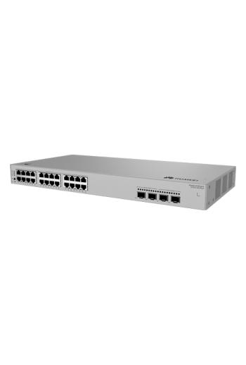 Switch L2, 24 x RJ45 1G PoE+, 2 x SFP 2.5G, 2 x SFP+ 10G, PoE 195W, Cloud Management - Huawei eKit S220S-24LP4JX