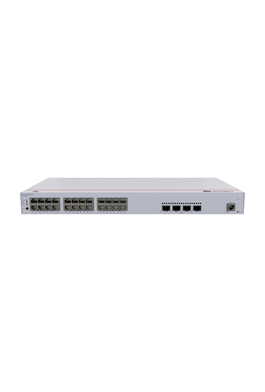 Switch L2, 24 x RJ45 1G PoE+, 4 x SFP+ 10G, PoE 400W, iStack, Cloud Management - Huawei eKit S310-24P4X