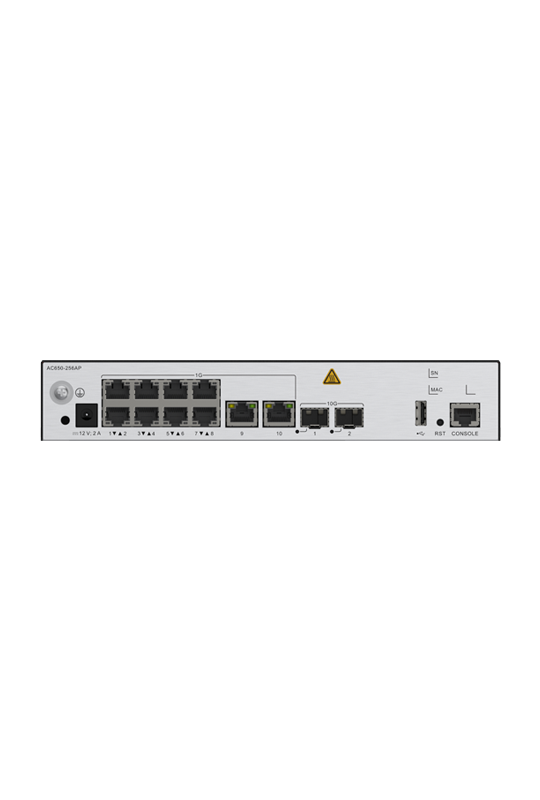 Controller wireless, max. 256 AP, 10 x RJ45 1G, 2 x SFP+ 10G - Huawei eKit AC650-256AP