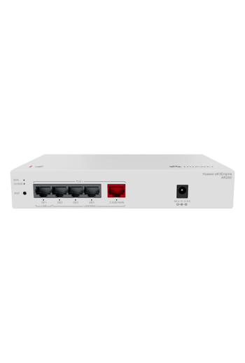 Router AR280, 1 x RJ45 2.5G, 4 x RJ45 1G, WAC integrat, PoE 41W - Huawei eKit AR280