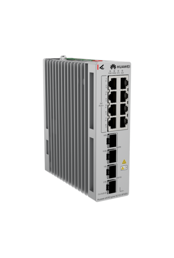 Switch industrial L2, 8 x RJ45 1G PoE+, 2 x SFP 1G, 2 x SFP+ 10G, PoE 240W, Cloud Management - Huawei eKit S210I-8P4SX