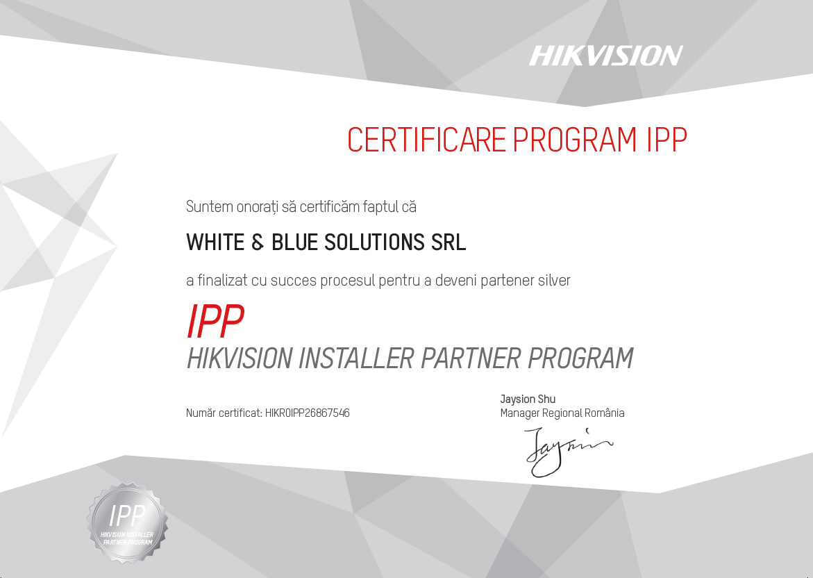 Certificare Program IPP